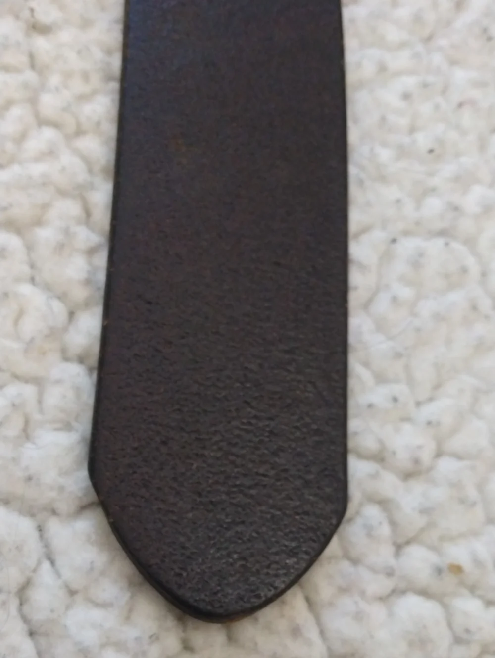 100% Genuine Leather XL Target Men's Belt (Dark Brown)  Made in the USA